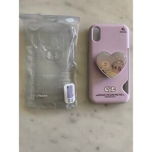 Esther Bunny Lavender iPhone XR Case with Credit Card Slot